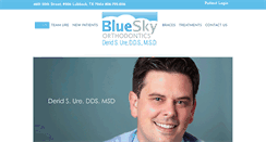 Desktop Screenshot of blueskyorthodontics.com